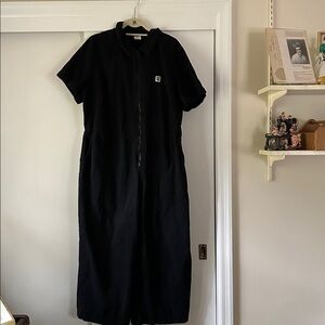 Lucy & Yak US 20/UK 24 Ragan Black Cropped Jumpsuit